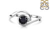 Black Tourmaline & White Topaz Ring BLS-RDR-2622.