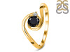 Black Tourmaline & White Topaz Ring BLS-RDR-2622.