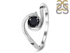 Black Tourmaline & White Topaz Ring BLS-RDR-2622.