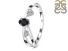 Black Tourmaline & White Topaz Ring BLS-RDR-2629.