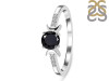 Black Tourmaline & White Topaz Ring BLS-RDR-2845.