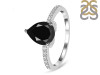 Black Tourmaline & White Topaz Ring BLS-RDR-2860.