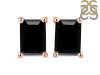 Black Tourmaline Stud Earring BLS-RE-11.
