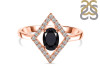 Black Tourmaline & White Topaz Ring BLS-RR-134.