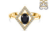 Black Tourmaline & White Topaz Ring BLS-RR-134.