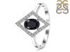 Black Tourmaline & White Topaz Ring BLS-RR-134.