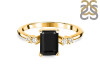 Black Tourmaline & White Topaz Ring BLS-RR-139.