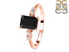 Black Tourmaline & White Topaz Ring BLS-RR-139.