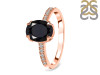 Black Tourmaline & White Topaz Ring BLS-RR-207.