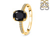 Black Tourmaline & White Topaz Ring BLS-RR-207.
