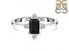 Black Tourmaline & White Topaz Ring BLS-RR-275.