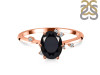Black Tourmaline & White Topaz Ring BLS-RR-318.