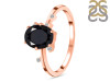 Black Tourmaline & White Topaz Ring BLS-RR-318.