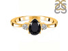 Black Tourmaline & White Topaz Ring BLS-RR-335.