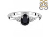Black Tourmaline & White Topaz Ring BLS-RR-335.