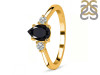 Black Tourmaline & White Topaz Ring BLS-RR-335.