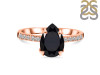 Black Tourmaline & White Topaz Ring BLS-RR-344A.