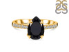 Black Tourmaline & White Topaz Ring BLS-RR-344A.