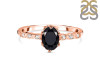 Black Tourmaline & White Topaz Ring BLS-RR-35.