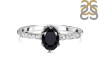 Black Tourmaline & White Topaz Ring BLS-RR-35.