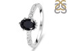 Black Tourmaline & White Topaz Ring BLS-RR-35.