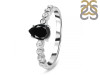 Black Tourmaline & White Topaz Ring BLS-RR-419D.