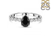 Black Tourmaline & White Topaz Ring BLS-RR-419D.
