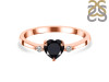  Black Tourmaline & White Topaz Ring BLS-RR-425.