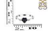  Black Tourmaline & White Topaz Ring BLS-RR-425.