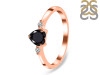  Black Tourmaline & White Topaz Ring BLS-RR-425.