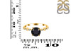 Black Tourmaline & White Topaz Ring BLS-RR-426.