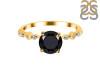  Black Tourmaline & White Topaz Ring BLS-RR-426.