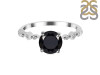  Black Tourmaline & White Topaz Ring BLS-RR-426.