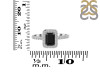  Black Tourmaline & White Topaz Ring BLS-RR-432.