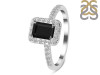 Black Tourmaline & White Topaz Ring BLS-RR-432.