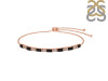 Black Tourmaline & White Topaz Bracelet BLS-RDB-133.