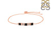 Black Tourmaline & White Topaz Bracelet BLS-RDB-147.
