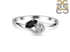 Black Tourmaline & White Topaz Ring BLS-RDR-2611.