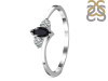 Black Tourmaline & White Topaz Ring BLS-RDR-2681.