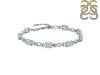 Blue Chalcedony Bracelet BLX-RDB-3-A.