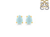 Blue Chalcedony Stud Earring BLX-RDE-1174.