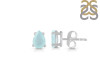 Blue Chalcedony Stud Earring BLX-RDE-1174.