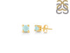 Blue Chalcedony Stud Earring BLX-RDE-1296.
