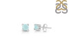 Blue Chalcedony Stud Earring BLX-RDE-1296.