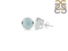 Blue Chalcedony Stud Earring BLX-RDE-1426.