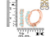 Blue Chalcedony Hoop Hoop Earring BLX-RDE-1473.