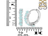 Blue Chalcedony Hoop Hoop Earring BLX-RDE-1473.