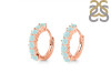 Blue Chalcedony Hoop Hoop Earring BLX-RDE-1473.