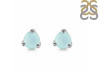 Blue Chalcedony Stud Earring BLX-RDE-1517.