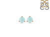 Blue Chalcedony Stud Earring BLX-RDE-1564.